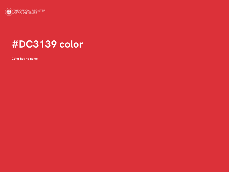 #DC3139 color image
