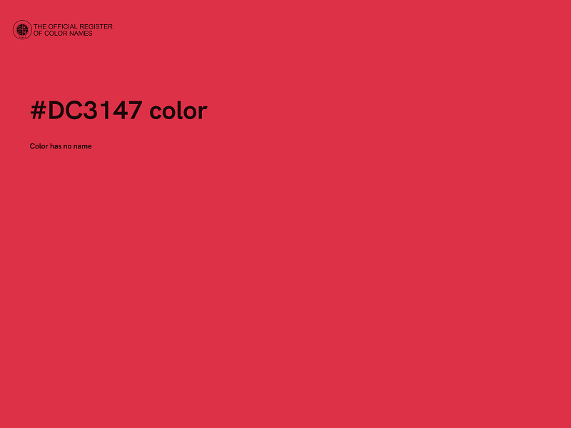 #DC3147 color image