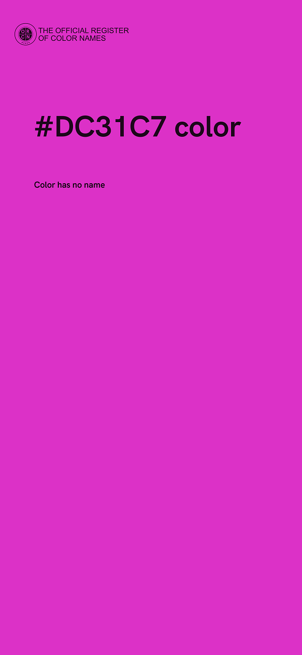#DC31C7 color image
