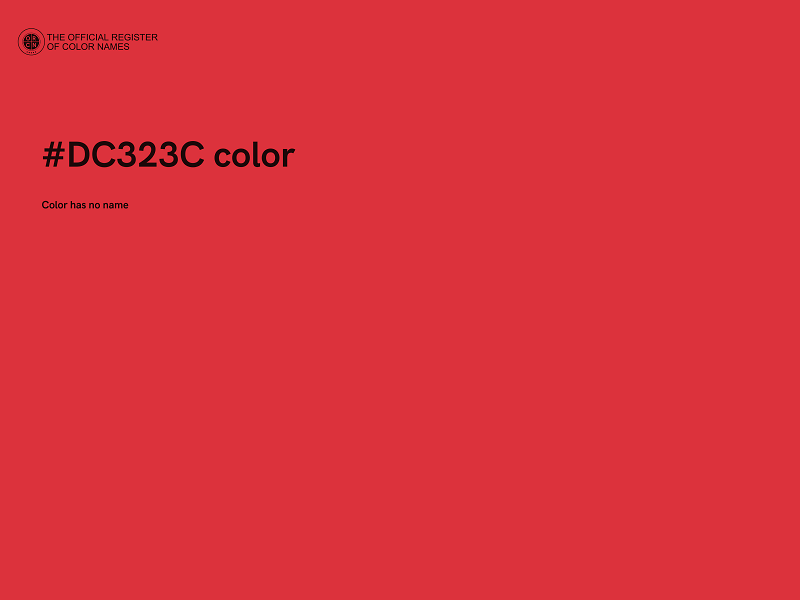 #DC323C color image