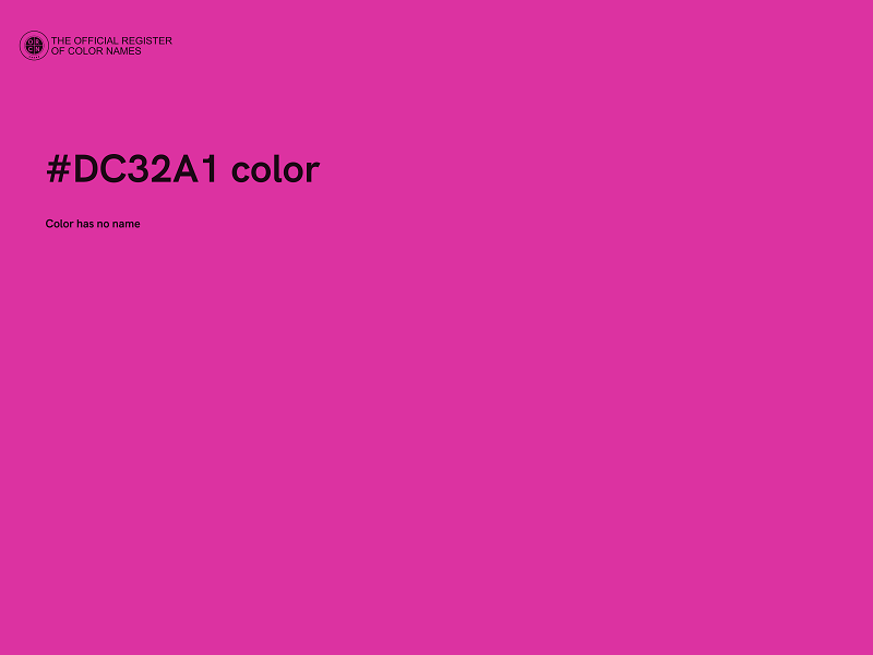 #DC32A1 color image