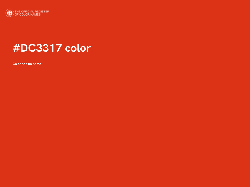 #DC3317 color image