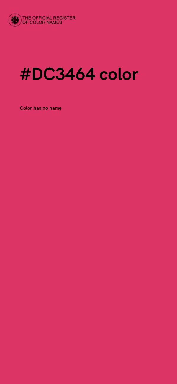#DC3464 color image
