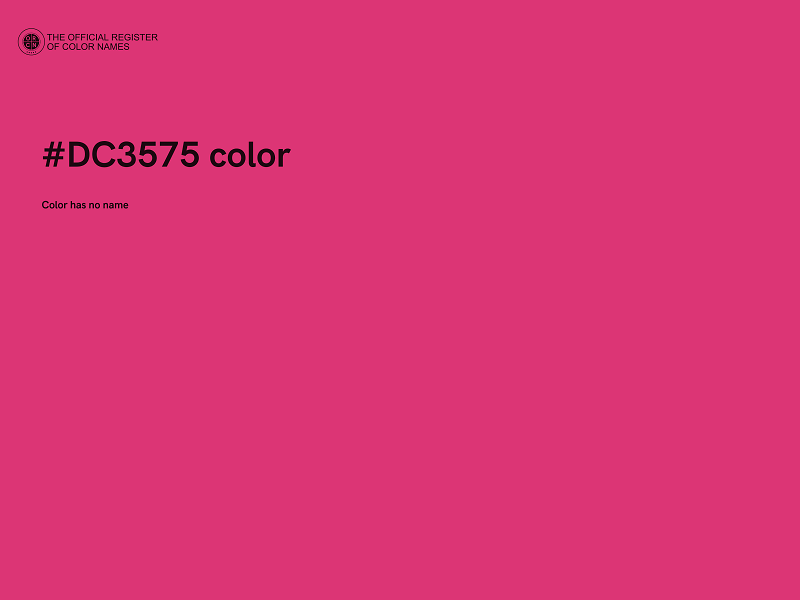 #DC3575 color image