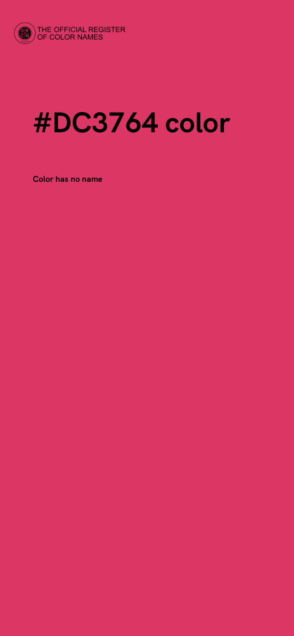 #DC3764 color image