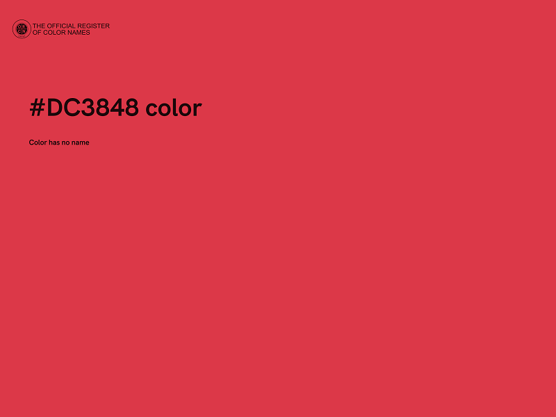 #DC3848 color image