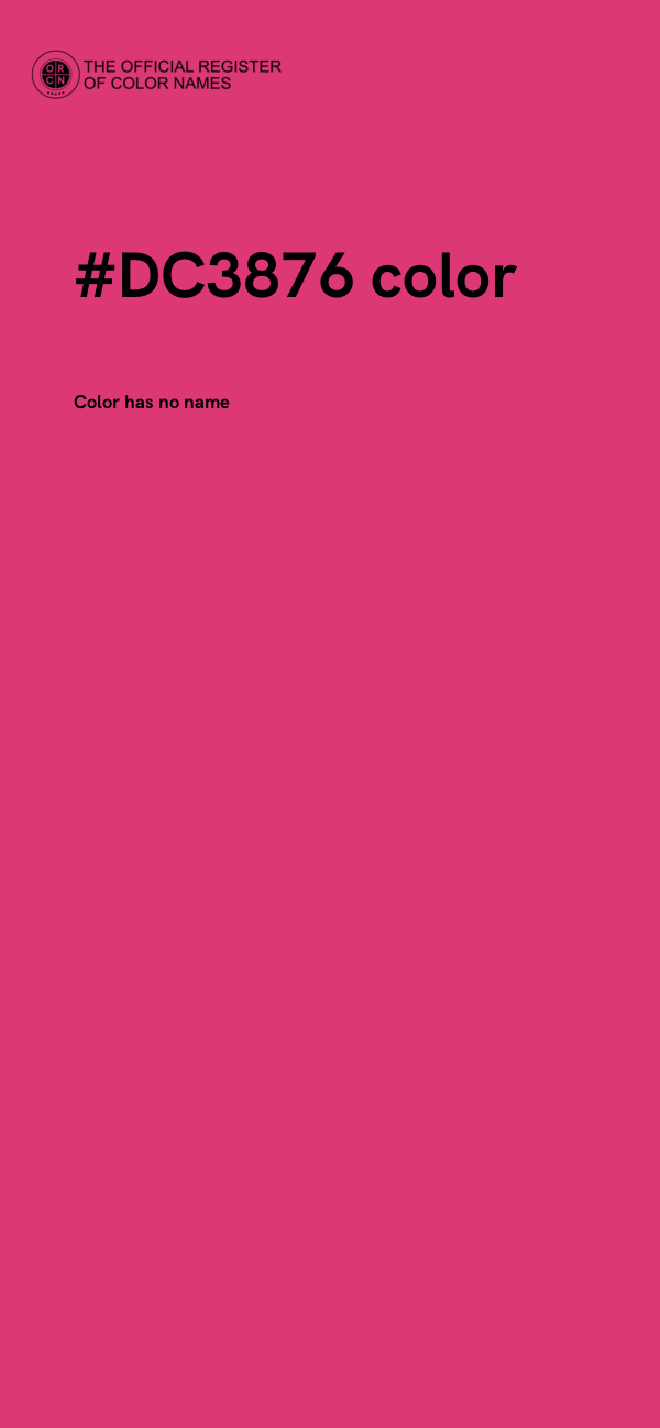 #DC3876 color image
