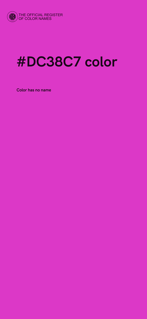 #DC38C7 color image