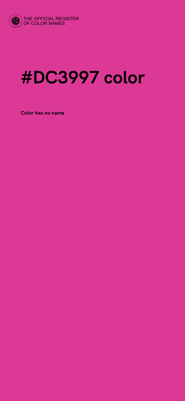 #DC3997 color image