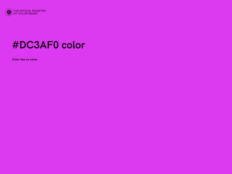 #DC3AF0 color image