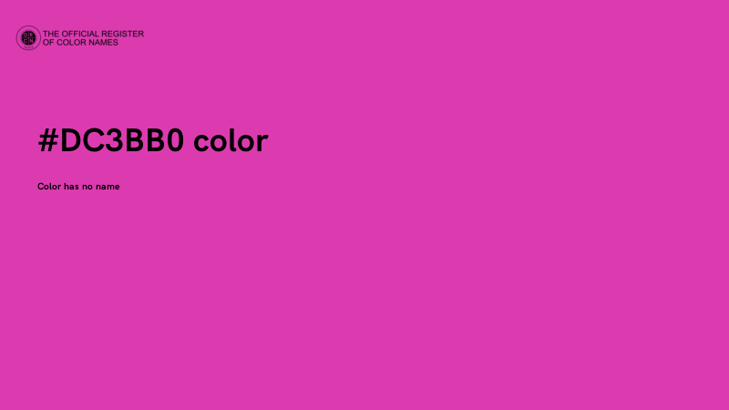 #DC3BB0 color image