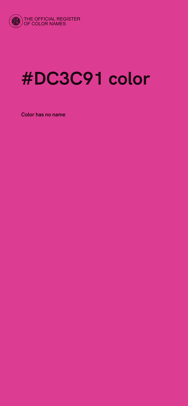 #DC3C91 color image