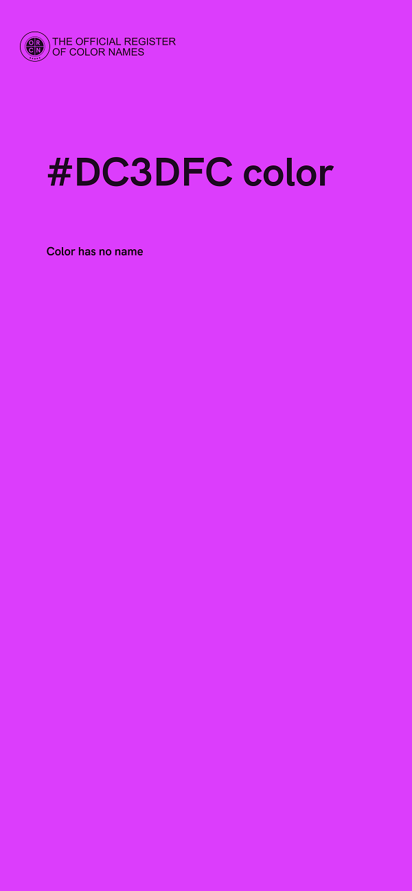 #DC3DFC color image