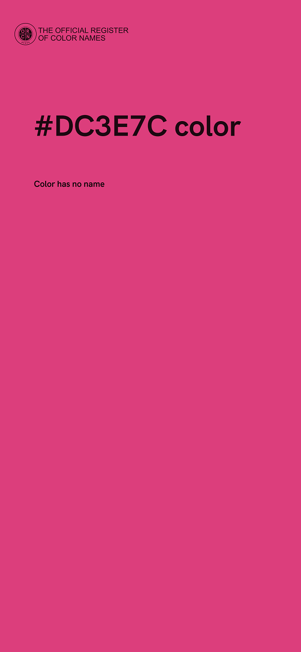#DC3E7C color image