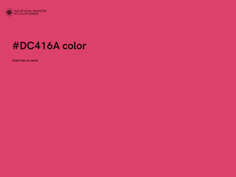 #DC416A color image