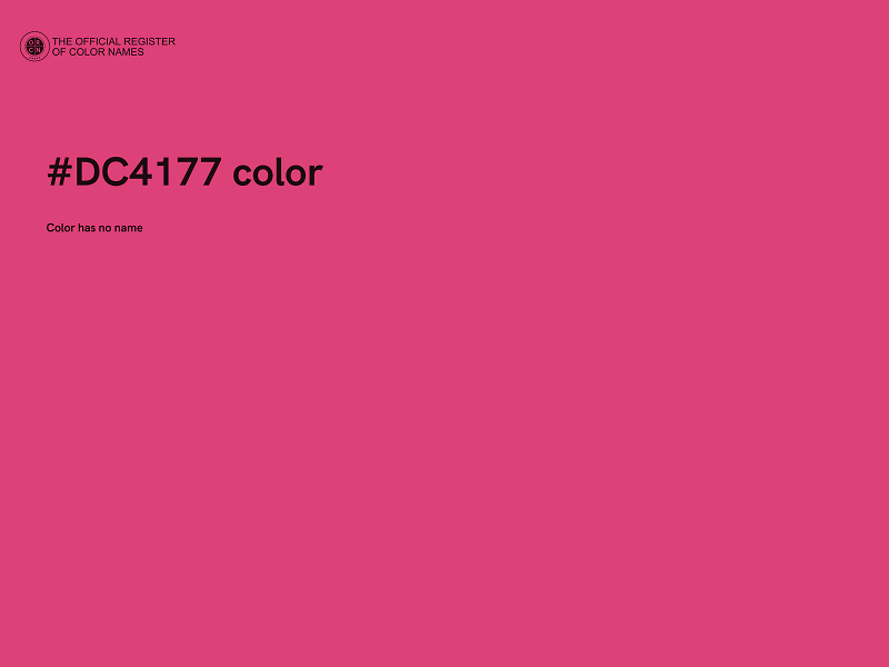 #DC4177 color image
