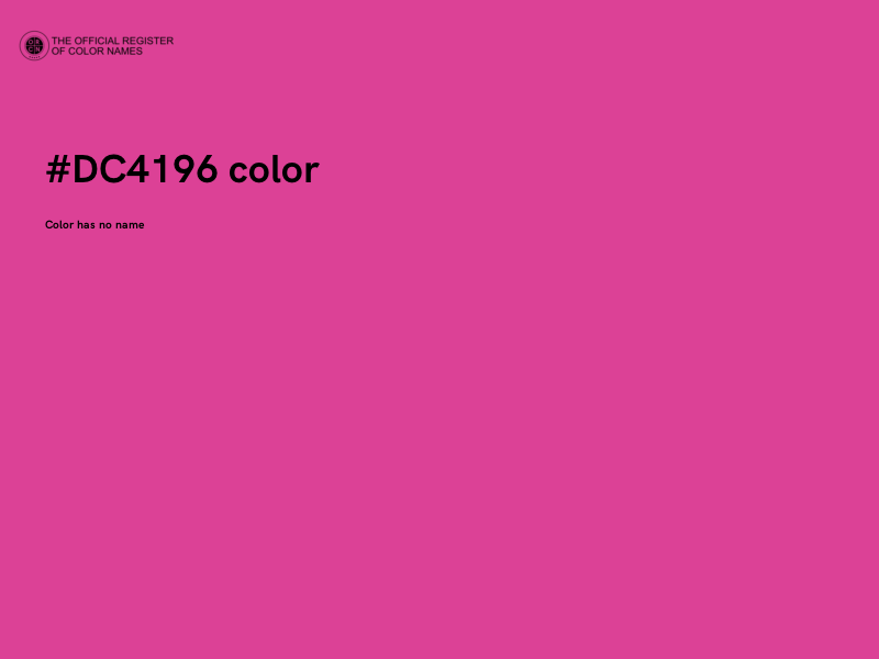 #DC4196 color image
