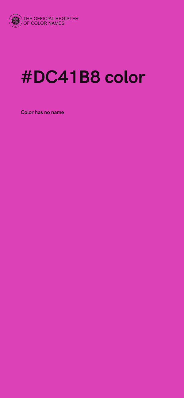 #DC41B8 color image
