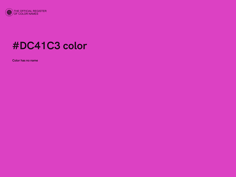 #DC41C3 color image