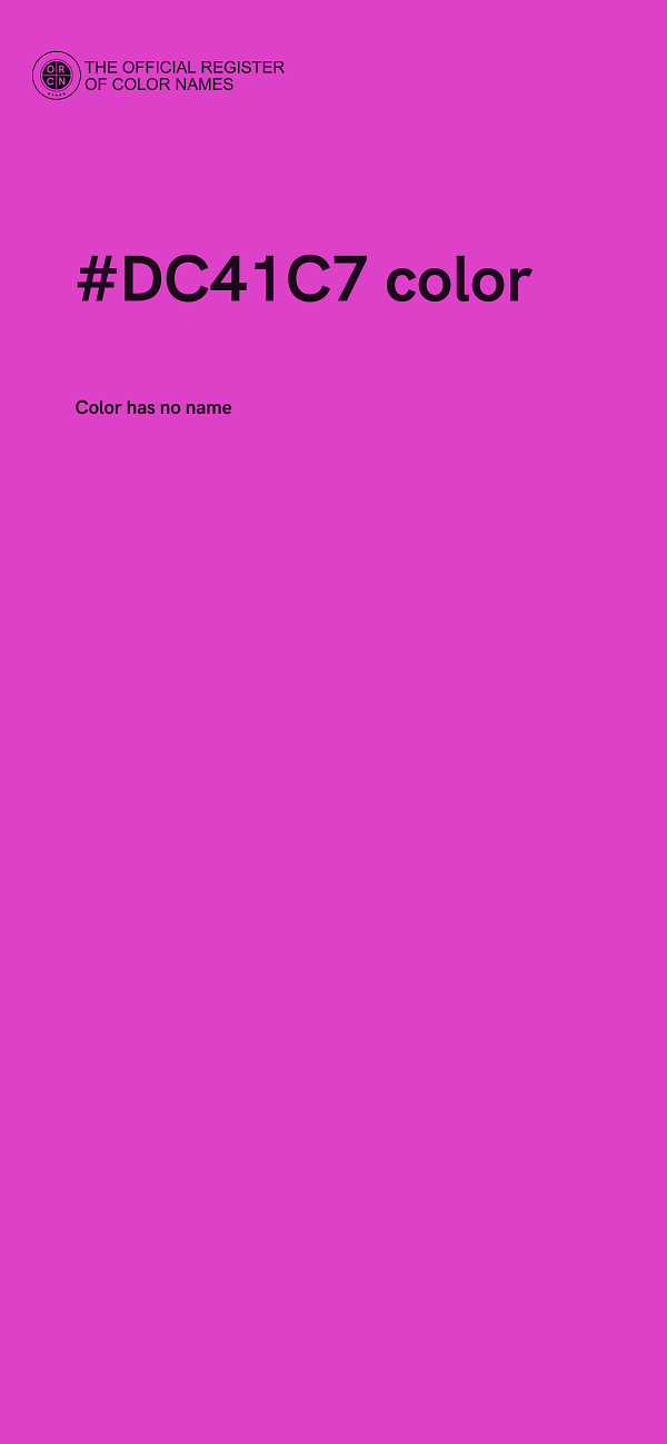 #DC41C7 color image