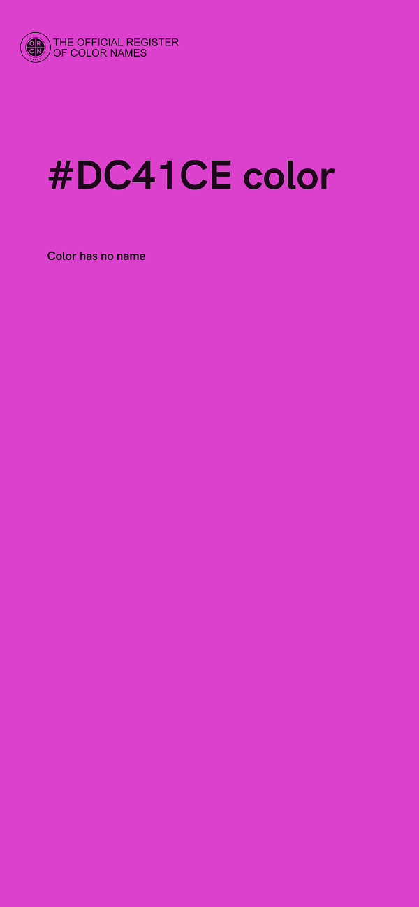 #DC41CE color image