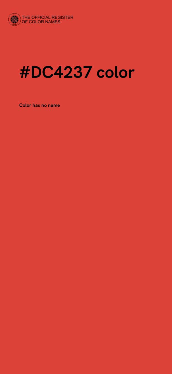 #DC4237 color image