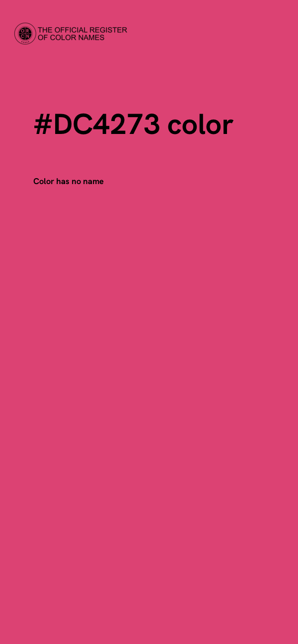 #DC4273 color image