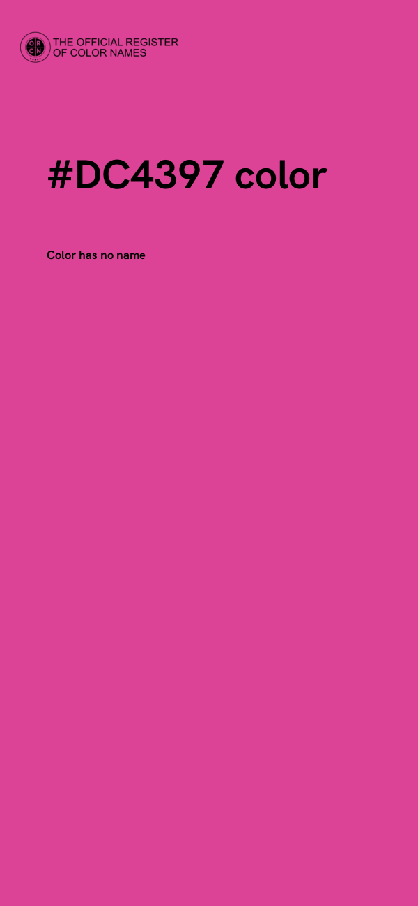 #DC4397 color image