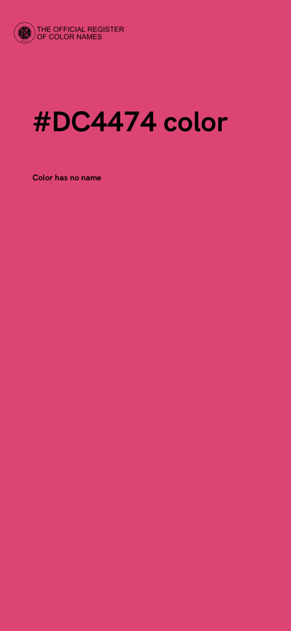 #DC4474 color image