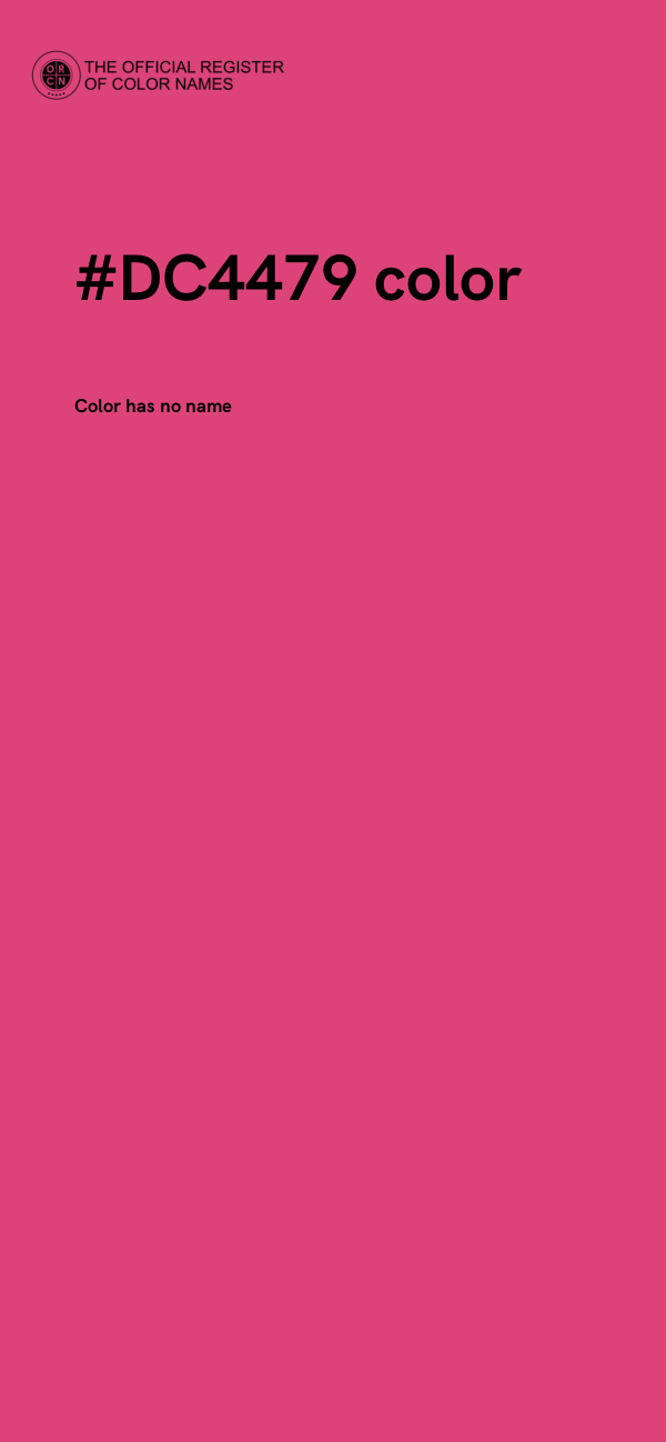 #DC4479 color image