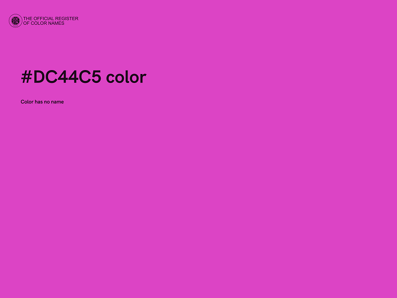 #DC44C5 color image