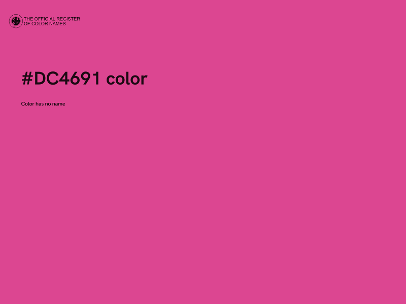 #DC4691 color image