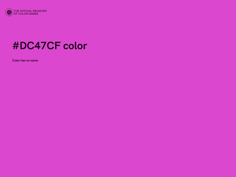 #DC47CF color image