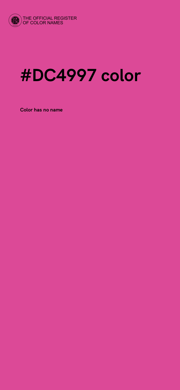 #DC4997 color image