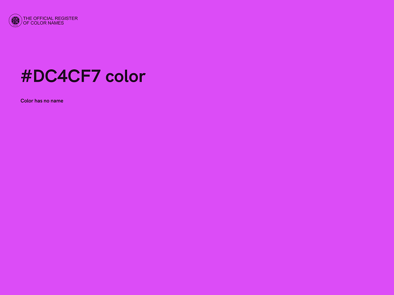 #DC4CF7 color image