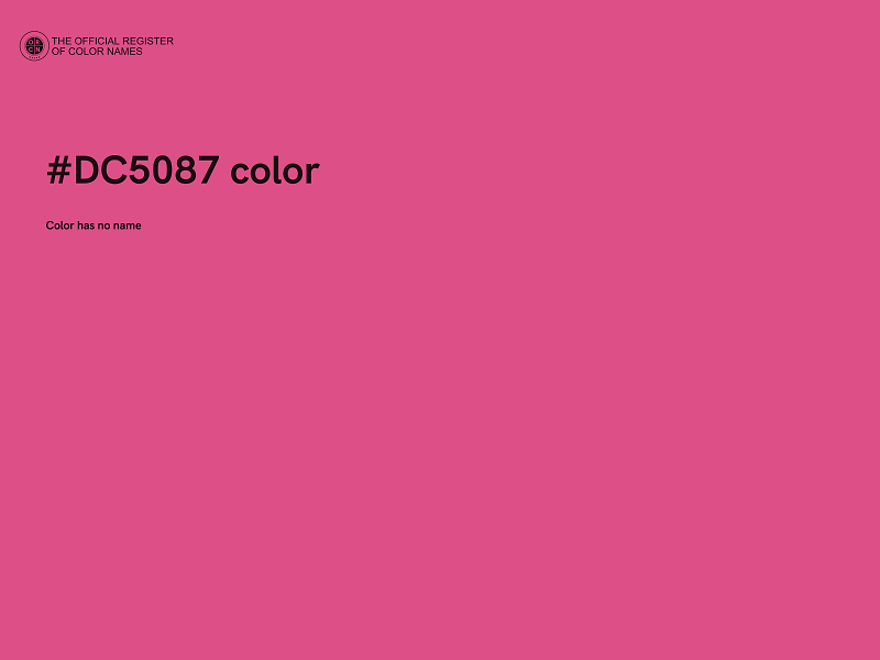 #DC5087 color image