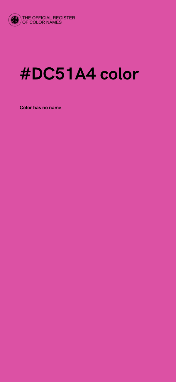 #DC51A4 color image