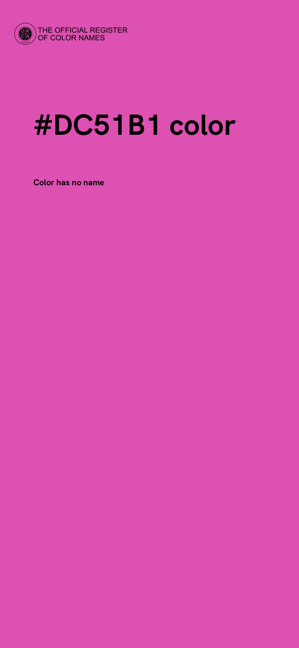 #DC51B1 color image