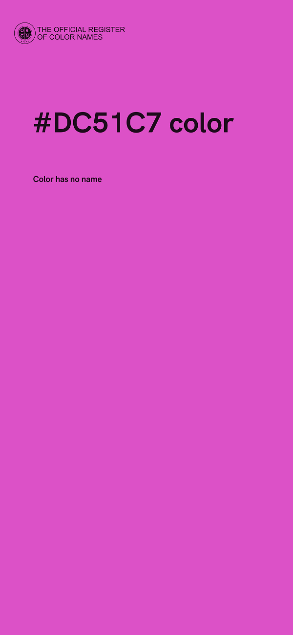 #DC51C7 color image