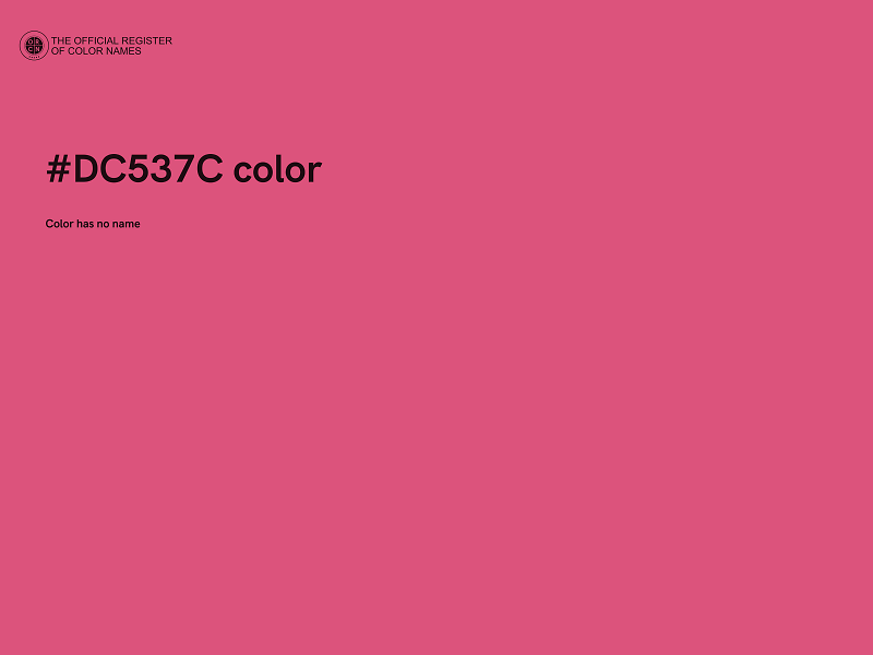 #DC537C color image