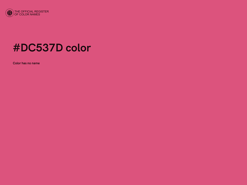 #DC537D color image