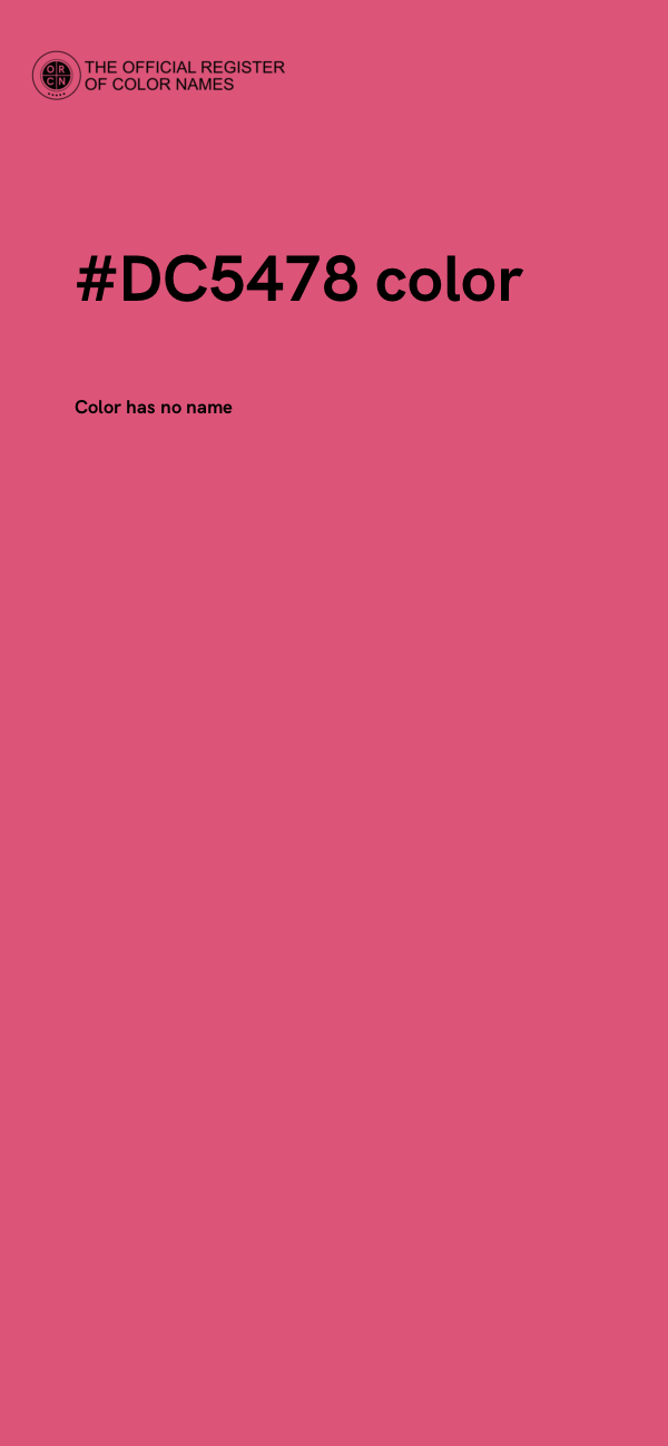 #DC5478 color image