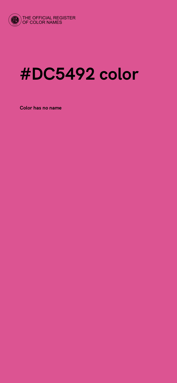 #DC5492 color image