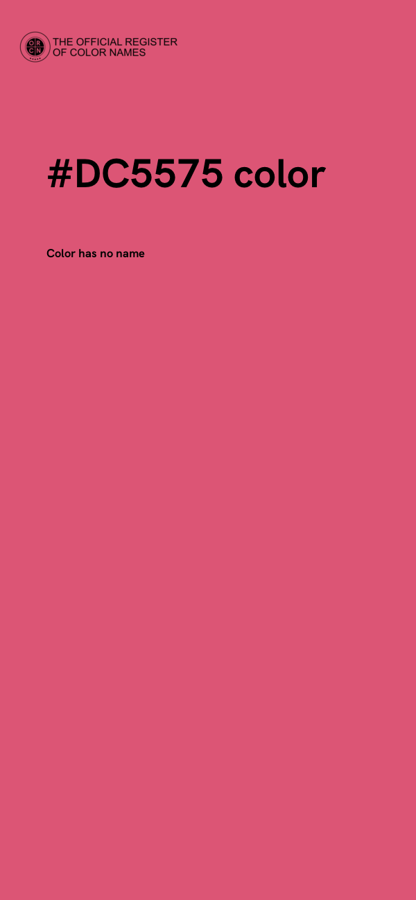 #DC5575 color image