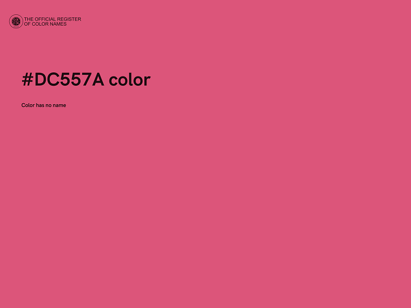 #DC557A color image