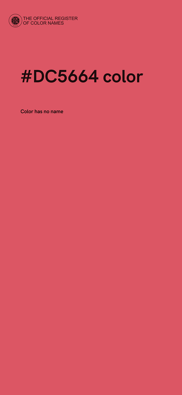 #DC5664 color image