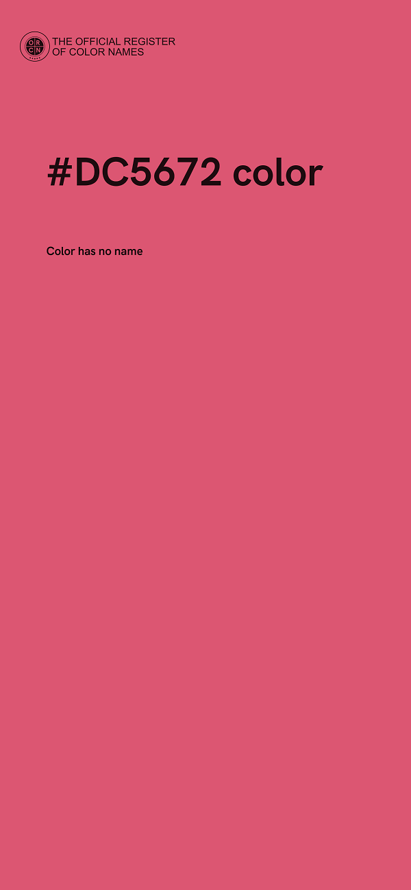 #DC5672 color image
