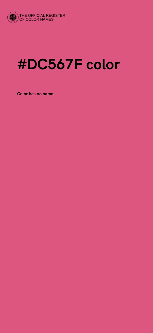 #DC567F color image