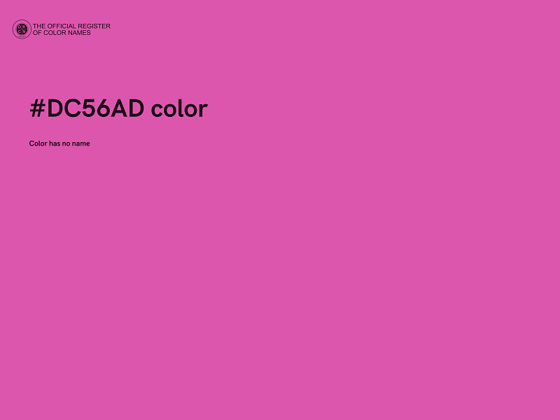 #DC56AD color image
