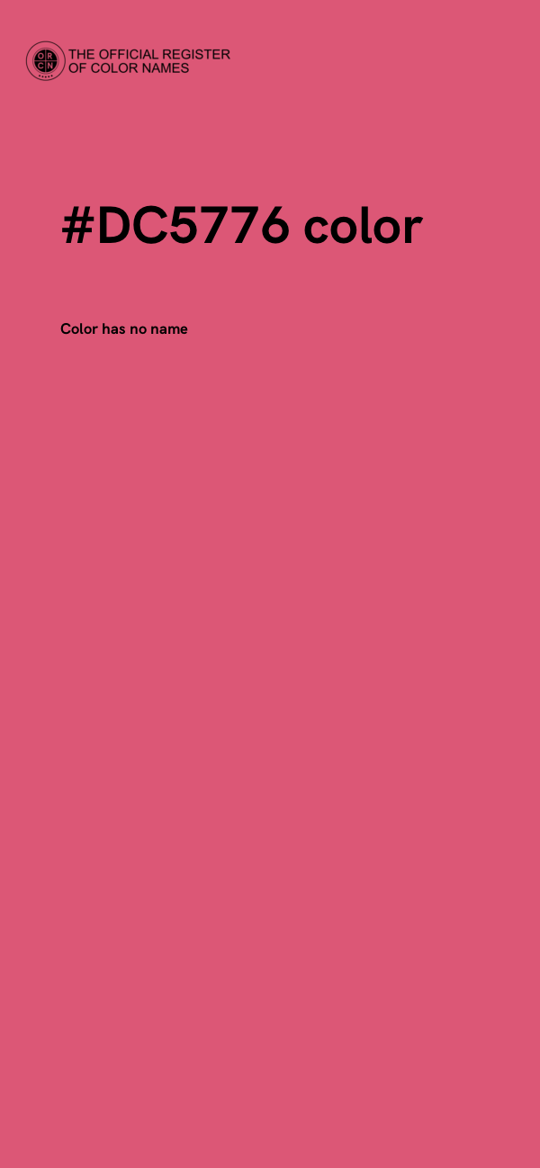 #DC5776 color image